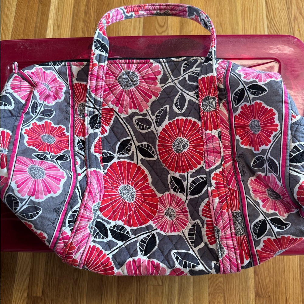 Vera Bradley Floral Quilted Duffel Bag